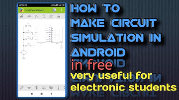 how to make circuit simulation in Android|| electric studio app|| in Hindi