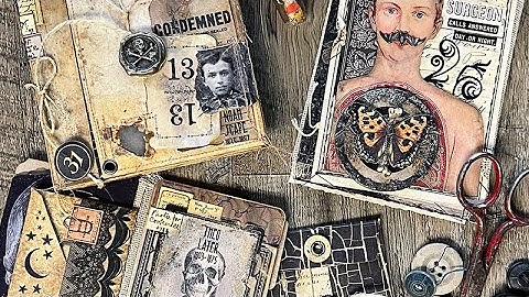 FOLIO + HANDMADE BOOKS FOR TIM HOLTZ IDEA-OLOGY HALLOWEEN 2022 (flip-through)