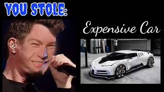 You Stole This Rick Astley Becomes Evil