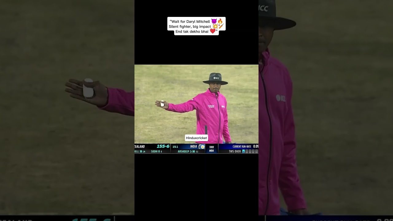 “Wait for Daryl Mitchell 😈🔥Silent fighter, big impact 💥🏏End tak dekho bhai ❤️”