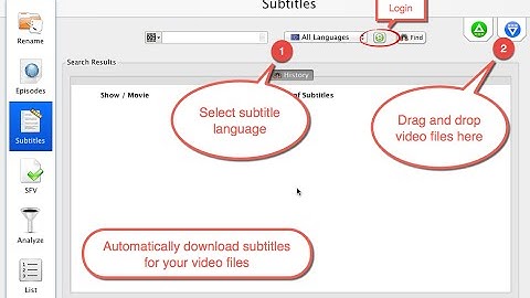 Automatic Subtitle Lookup