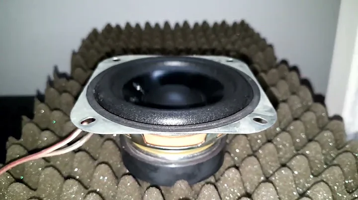 Logitech Z4 Subwoofer Free Air Test (Marantz Amp)