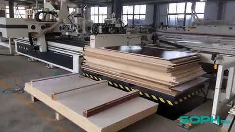 SOPH CNC Nesting Machine MSK2513A  automatic labeling, loading and uploading