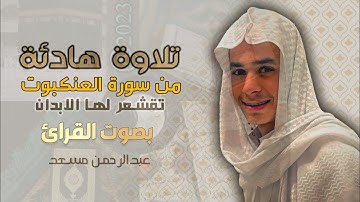 ما تيسر من سورة العنكبوت   بصوت القرائ عبد الرحمن مسعد   استمع وارح نفسك با القران 😴