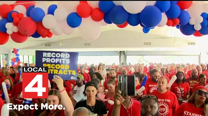 UAW holds rally as contract negotiations continue, strike threat looms