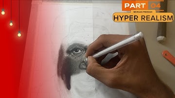 PART-4 Of Drawing MORGAN FREEMAN