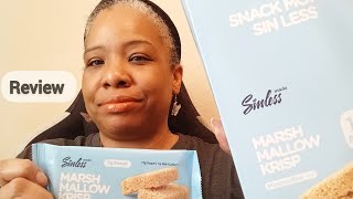 Sinless Snacks Delicious Marshmallow Krisp Bar 
