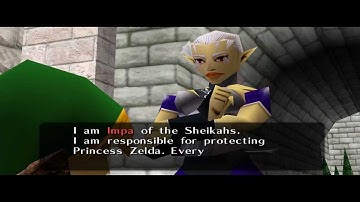 Zelda Ocarina of Time HD 100% Walkthrough - Part 5 - Hyrule Castle | Zelda
