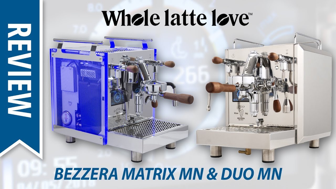 Review: Bezzera Duo DE and Matrix DE Espresso Machines - YouTube