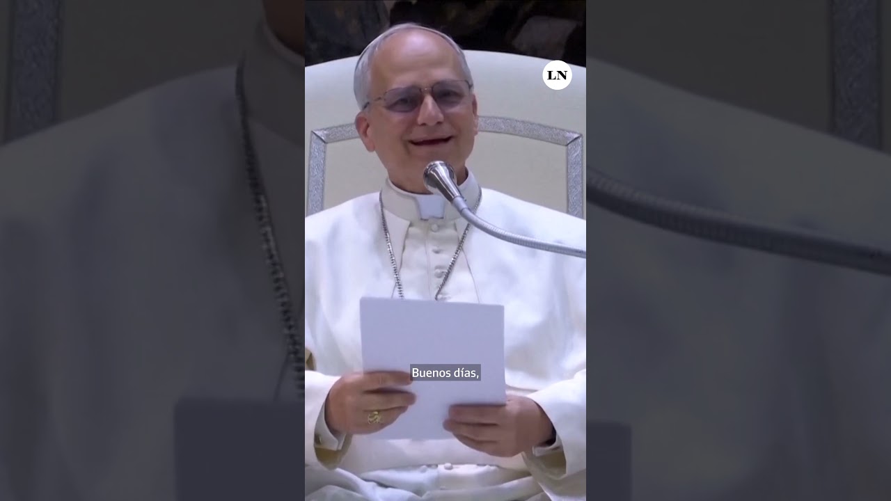 La broma del papa Le&oacute;n XIV en su primera conferencia #news #datoscuriosos