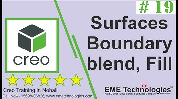 Creo Surfaces Boundary blend, Fill