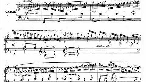 Jörg Demus plays Schumann Abegg variations, Op.1