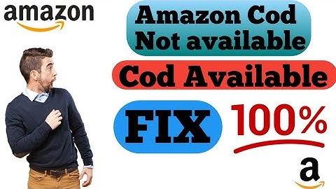 Amazon Cod Not Available Fix #technohacker #amazon