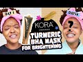 [Honest Review] 14 days WITH KORA ORGANICS Turmeric BHA Brightening Treatment Mask
