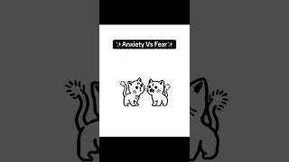 Kitty explains difference between anxiety and fear. 🐱 #anxiety #psychology #relatable #fyp #kitty