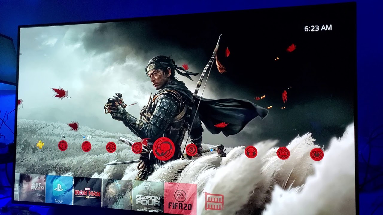 Ghost of Tsushima Dynamic Theme looks 👌 Beautiful