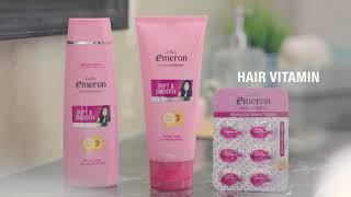 3 Langkah Mudah untuk Rambut Mudah Diatur dengan Emeron Complete Hair Care Soft & Smooth