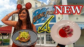 Flying Fish Cafe NEW MENU ⚓ Disney World Boardwalk food review 2024