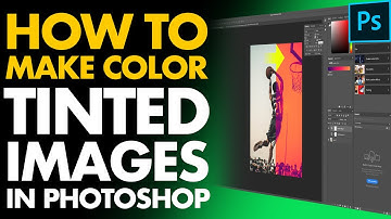 HOW TO MAKE COLOR TINTED IMAGES [IN PHOTOSHOP] // How To Make Monochromatic Tinted Images