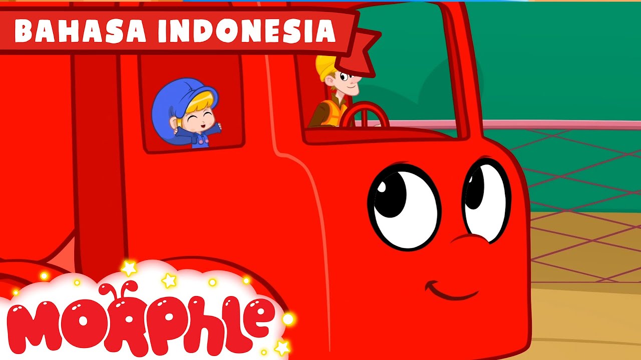 ⁣Ang aking Malaking Pulang Trak | Morphle dalam bahasa Indonesia | Video untuk Anak-Anak