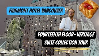 Fairmont Hotel Vancouver  Heritage Suite Collection Room Tour
