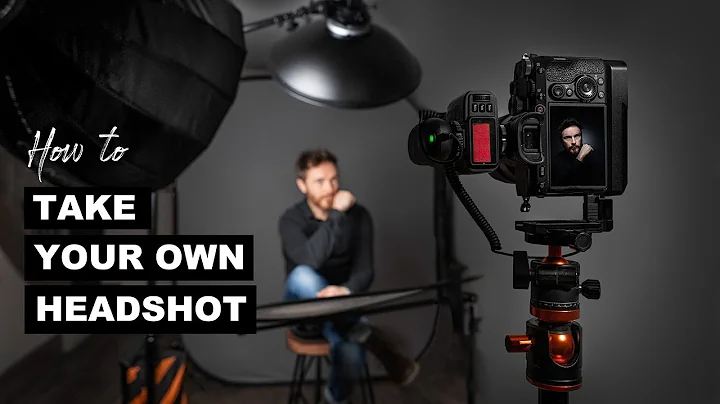How to TAKE YOUR OWN HEADSHOT - Camera settings, L...