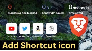 How to Add or Create a Shortcut icon on Brave Browser screenshot 5