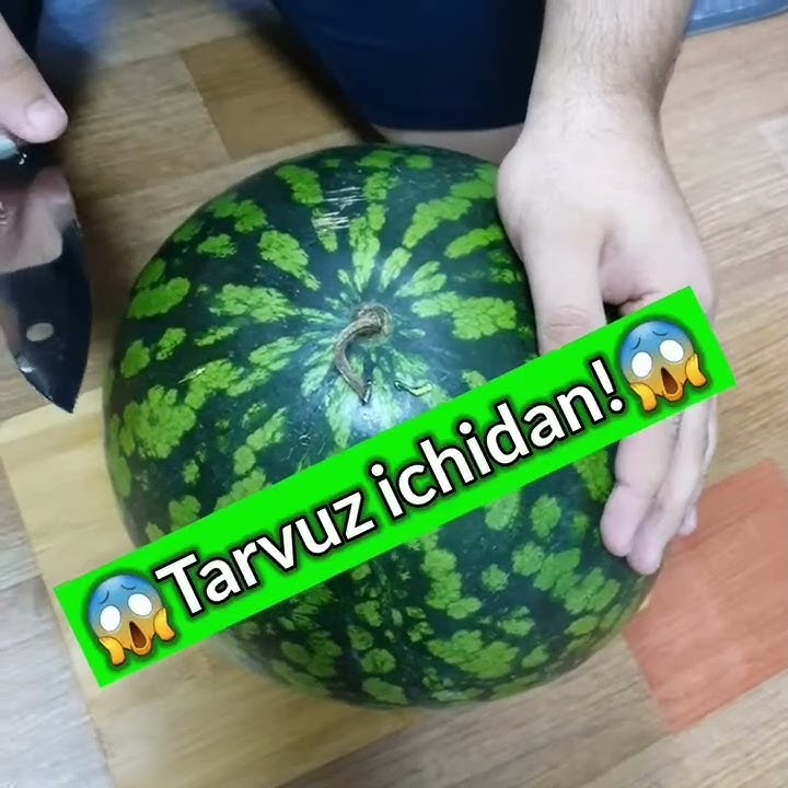 Koreada tarvuz ichidan😱😱 Uyog'ini o'zingiz ko'ring!🤫