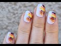 FALL VIBE / Off White Autumn NAILS 2022 / Soft NAIL ART Brush Design For Beginners!