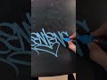 Sentence ✍🏼🔥 #fypviral #outline #graffiti #tag #tagging #graffiti