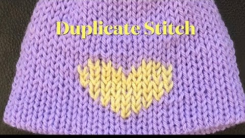 How To Do A Duplicate Stitch | Super Easy Addi | Sentro | Circular Knitting