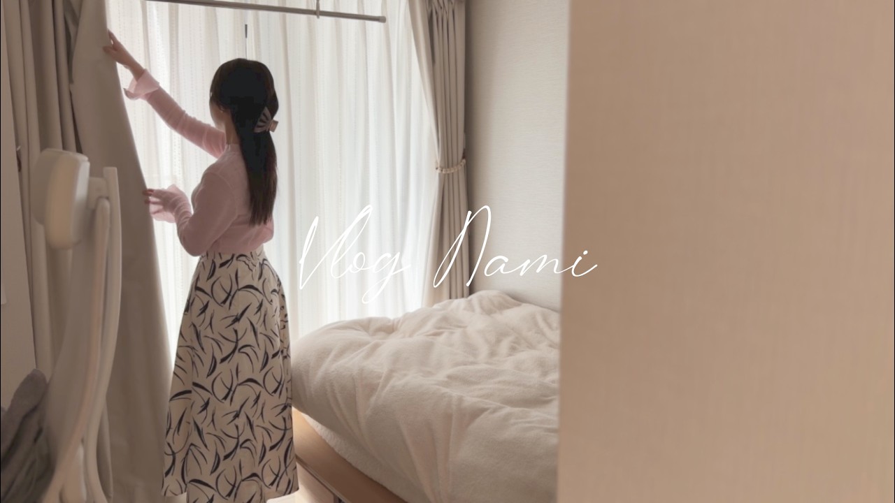 【春の準備】新しい洋服を買って衣替えとお花見弁当を作る1人暮らしの休日 Living Alone in Japan VLOG