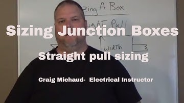 Size a Straight Pull Box