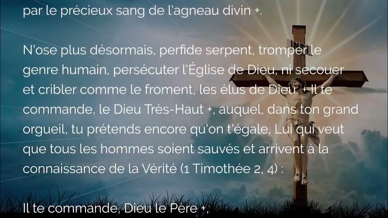 🙏 PRIÈRE contre les ENNEMIS 🙏 Très PUISSANT EXORCISME YouTube