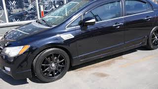 2006 ACURA CSX WITH  CUSTOM 17 INCH BLACK RIMS & TIRES