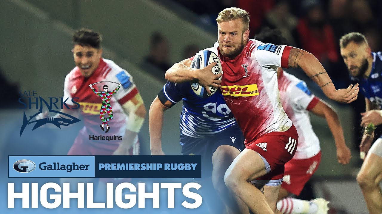 Sale Sharks v Harlequins - HIGHLIGHTS Late Drama at the AJ Bell! Gallagher Premiership 2021/22