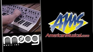 Moog Subsequent 37 CV Mixer and Filter Demo - Moog Subsequent 37 CV Analog Synthesizer