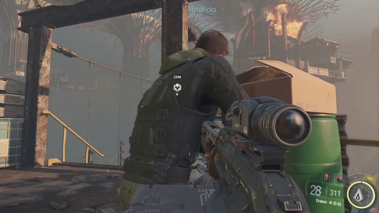 老戴《使命召唤12：黑色行动3 Call of Duty: Black Ops III》07 第四章 挑衅（下）老兵难度也速通 - YouTube
