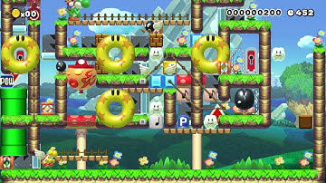 [Super Mario Maker Puzzle] 一画面コース53(One Screen) by kayashima