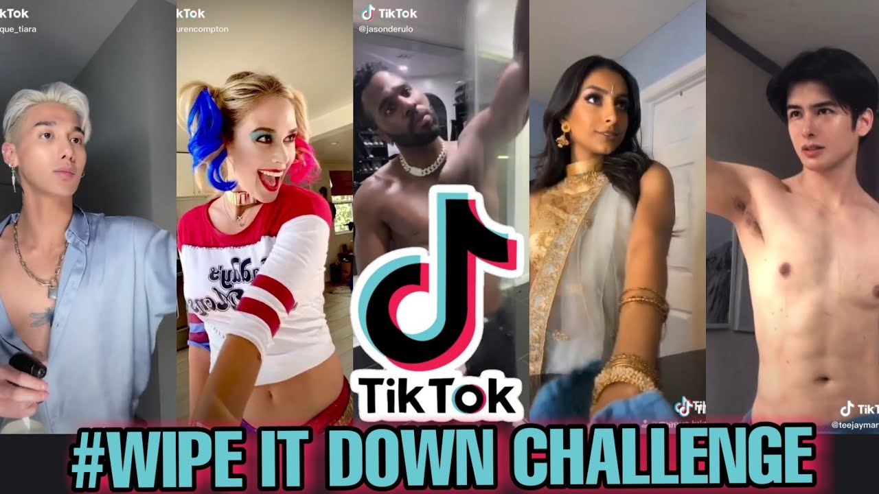 Tiktok Wipe It Down Challenge Compilation Youtube 