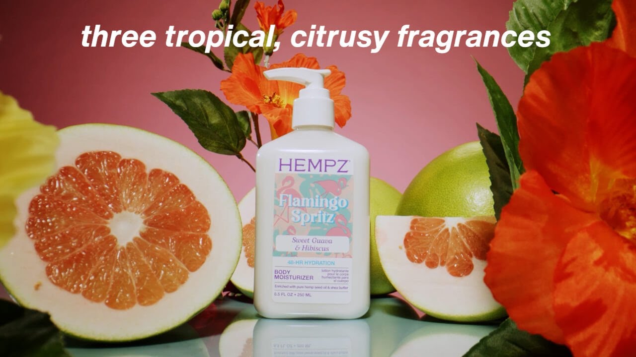 Hempz Flamingo Spritz Moisturizing Body Lotion