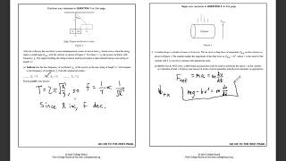 AP Physics C Mechanics: 2024 Free Response Questions Set 1