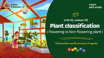 Gohar Science 4 | Plant Classification (Non-Flowering vs. Flowering Plants ) | Unit 01, Lesson 03