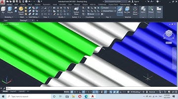 ROOF SHEET CREATION IN 3D MODELING. Magic AutoCAD 2020