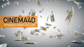 Dynamics Cinema4D Tutorial Money Falling