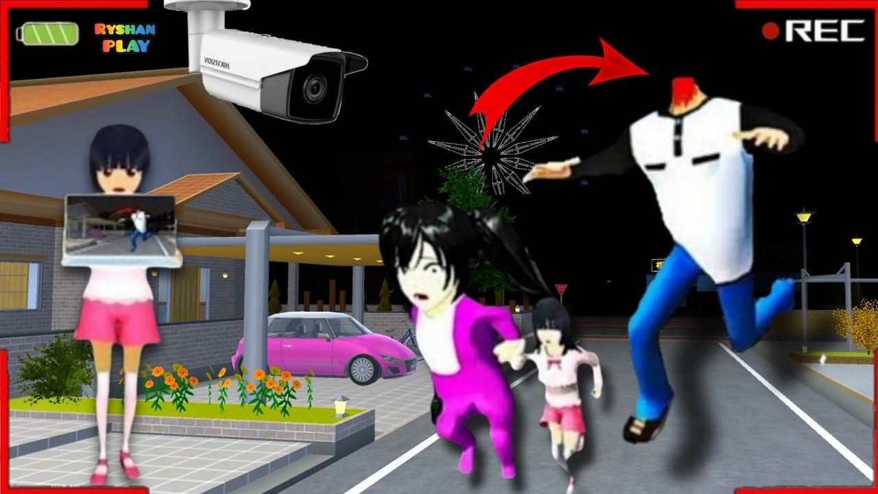 Yuta Becomes a Headless Monster Yuta's Mother Chases Mio Baby Celine 👺 !! SAKURA SCHOOL SIMULATOR 😱