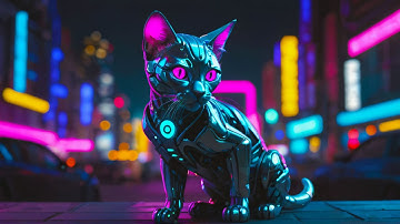 Blender with Stable Diffusion XL Tutorial - Kitten cyborg