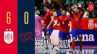 RESUMEN | FÚTBOL SALA | España 6-0 Suiza | 🔴 SEFUTBOL