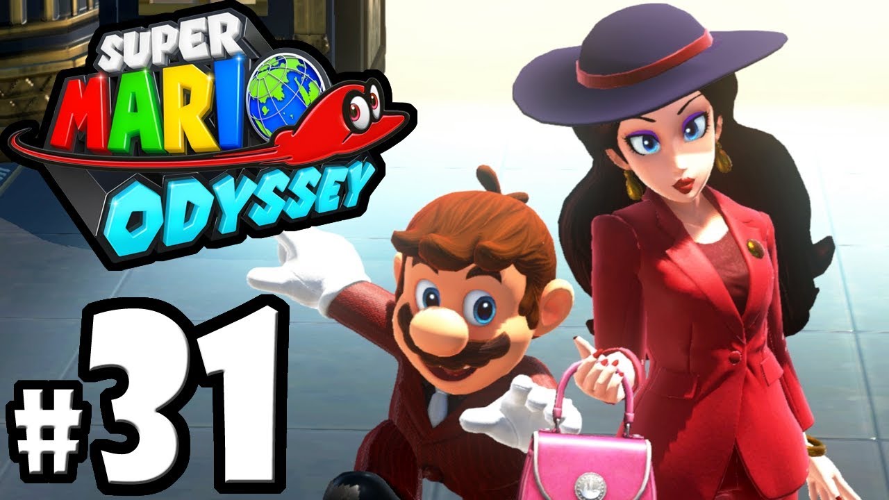 Super Mario Odyssey - Switch Gameplay Walkthrough PART 31: Metro Kingdom Moons - Pauline’s Birthday