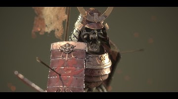 Samurai Game Character - Turntable